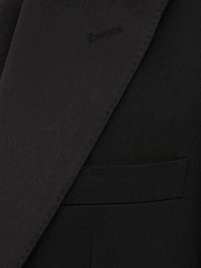 Shop Alexander Mcqueen Double-lapel Tuxedo Jacket In Black