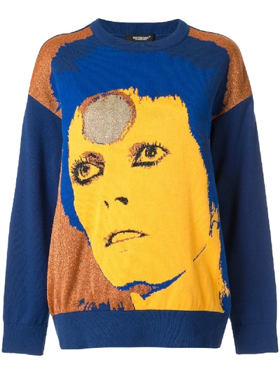 Shop Undercover Blue Bowie Sweater