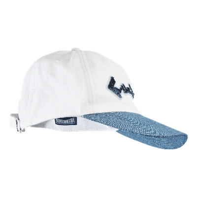 Shop Vilebrequin Men Baseball Cap Vintage  Logo In White