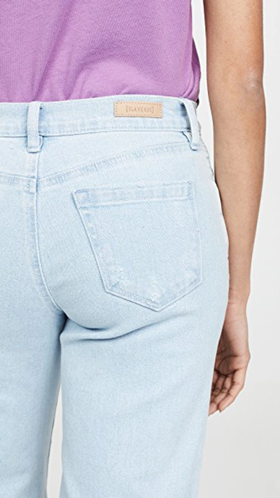 Shop Blank Denim Cropped Wide Leg Jeans In Secret Weapon Wash