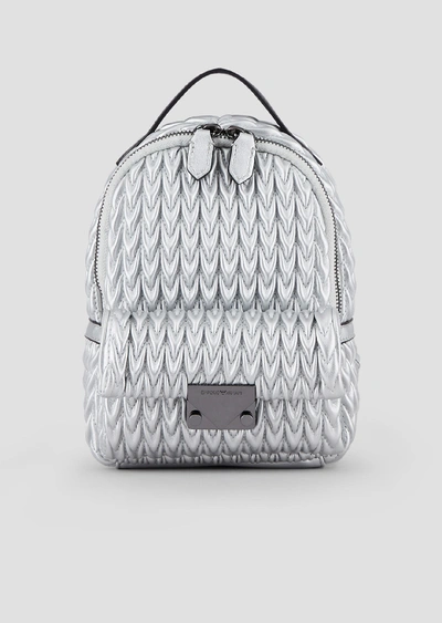 Shop Emporio Armani Backpacks - Item 45456482 In Silver