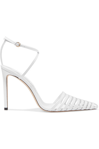 jimmy choo white heels