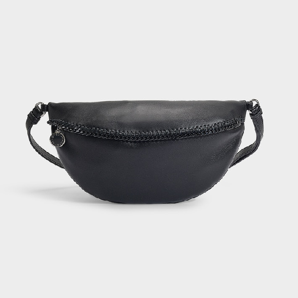 leather chain bum bag