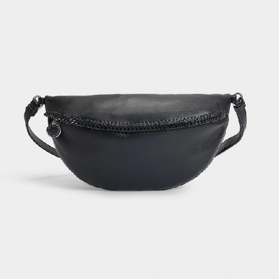 Shop Stella Mccartney | Falabella Thin Chain Bum Bag In Black Eco Leather