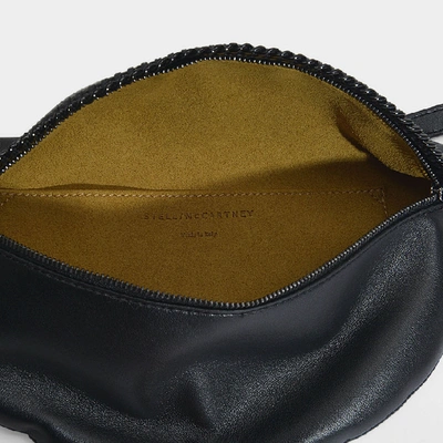 Shop Stella Mccartney | Falabella Thin Chain Bum Bag In Black Eco Leather
