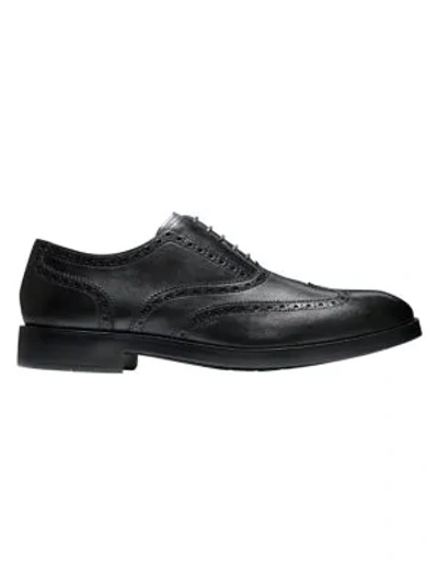 Shop Cole Haan Henry Grand Shortwing Oxfords In Black