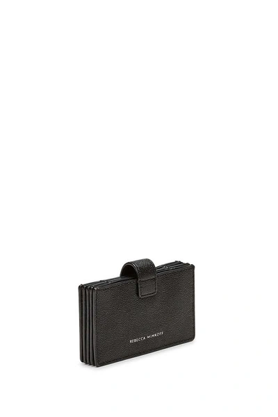 Shop Rebecca Minkoff Black Accordion Card Case | Designer Card Holder |