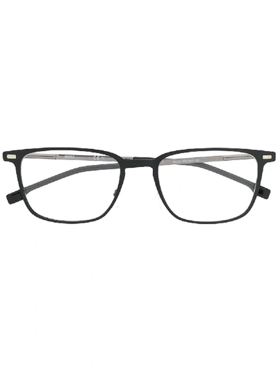 Shop Hugo Boss Square Shaped Glasses In Black