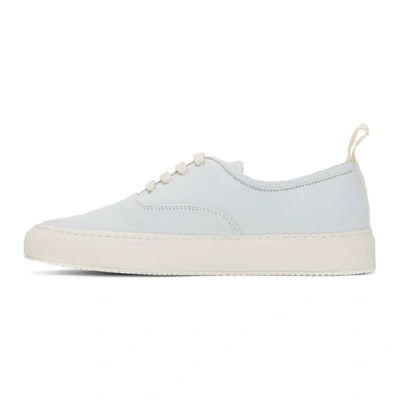 Shop Common Projects White Nubuck Four Hole Low Sneakers In 0506 White