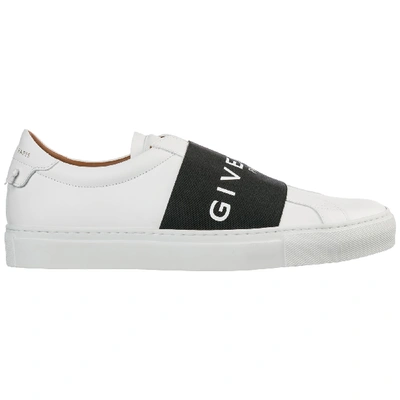 Shop Givenchy Men's Shoes Leather Trainers Sneakers In White