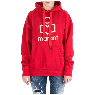 Shop Isabel Marant Étoile Women's Sweatshirt Hood Hoodie In Red