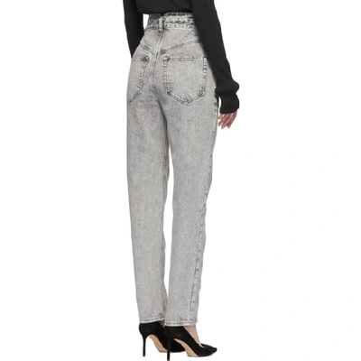 Isabel Marant Grey Rei Jeans In 02sn Snowgr | ModeSens
