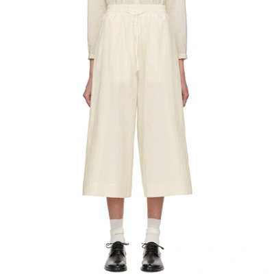 Shop Toogood Off-white The Boxer Trousers In Raw