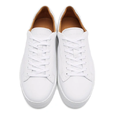 Shop Tiger Of Sweden White Salas Sneakers In 089 White