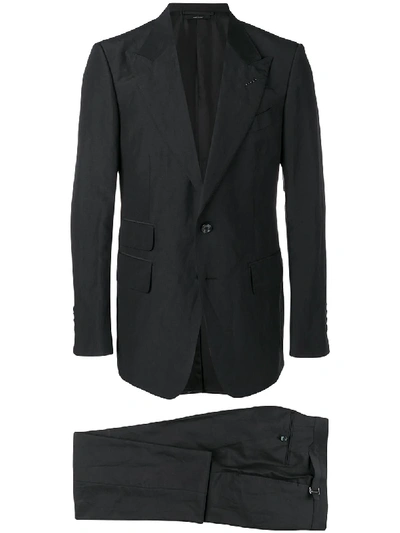 Shop Tom Ford Zweiteiliger Anzug - Schwarz In Black