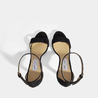 Shop Jimmy Choo | Misty 100 Sandals In Black Suede