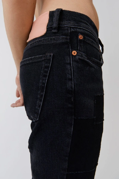 Shop Acne Studios North Black Patch Black In Skinny Fit Jeans