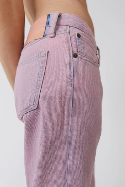 Shop Acne Studios 1996 Pink Blue/pink In Classic Fit Jeans
