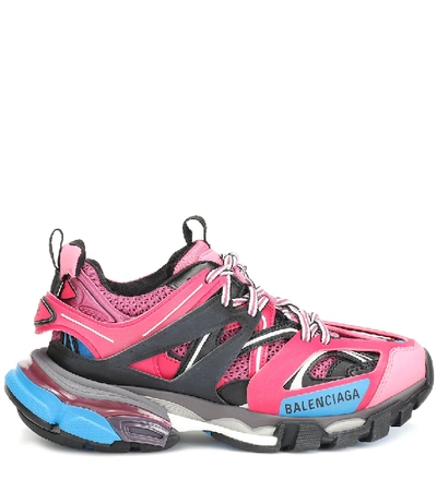 Shop Balenciaga Track Sneakers In Pink