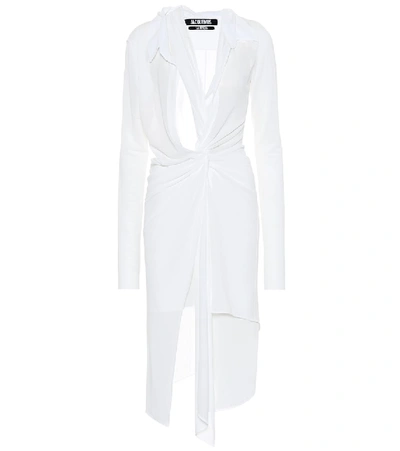 Shop Jacquemus La Robe Bellagio Dress In White