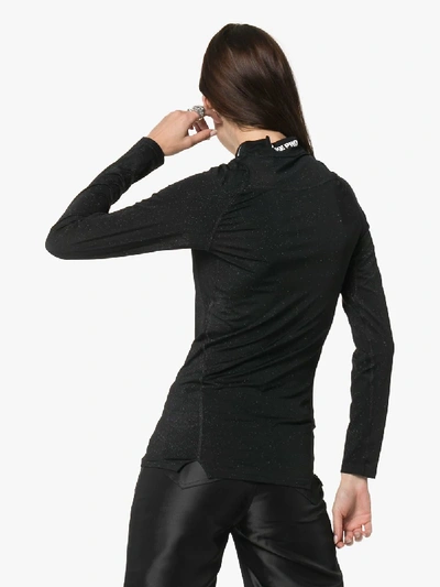 Shop Alyx 1017  9sm X Nike Glitter High-neck Training Top In Black