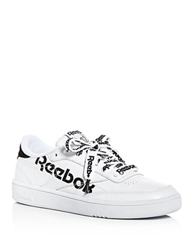 Shop Reebok Women's Club C 85 Low-top Sneakers In White