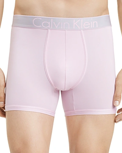 Shop Calvin Klein Customized Stretch Boxer Briefs In Parfait Pink