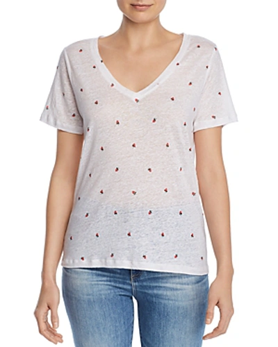 Shop Rails Cara Printed Tee In Strawberry Fields