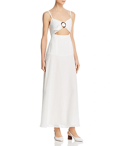Shop Fame And Partners Cutout Front Dress In Ivory