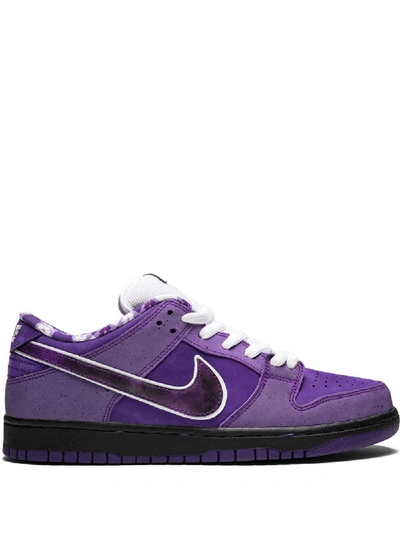 Shop Nike Sb Dunk Low Pro Og Qs Sneakers - Purple