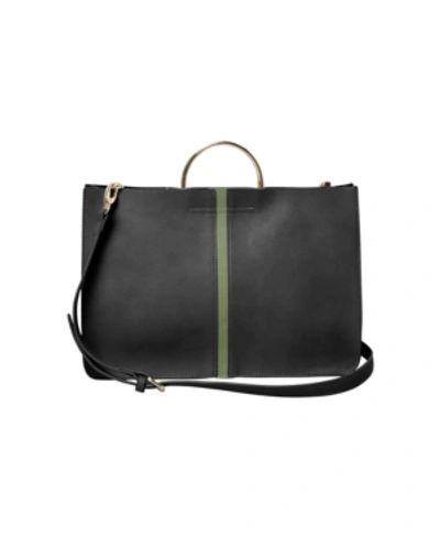 Shop Urban Originals ' Love Affair Vegan Leather Handbag In Black