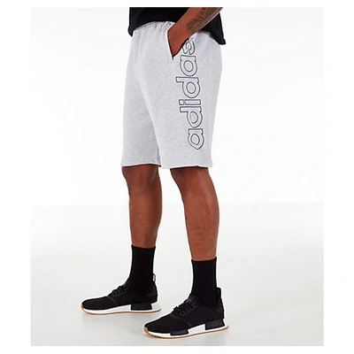 Shop Adidas Originals Adidas Men's Originals Outline Shorts In Grey Size 2x-large