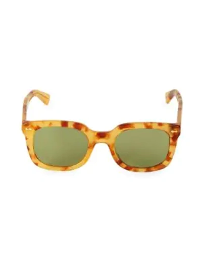 Shop Gucci 50mm Square Sunglasses In Havana