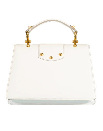 Shop Dolce & Gabbana Dg Amore Top Handle Bag In White