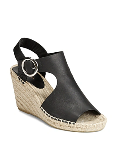 Shop Via Spiga Women's Nolan Espadrille Wedge Heel Sandals In Black