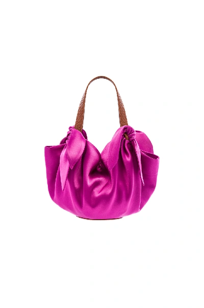 Shop Nanushka Micro Inda Bag In Pink. In Rosebud