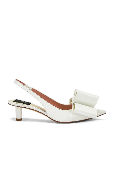 Shop Marc Jacobs Bow Slingback Pump In White.