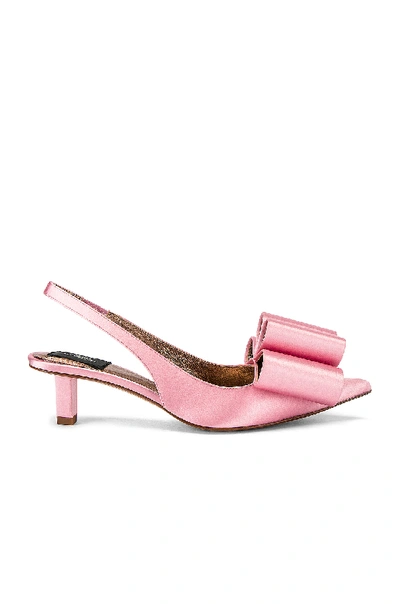 Shop Marc Jacobs Bow Slingback Pump In Pink