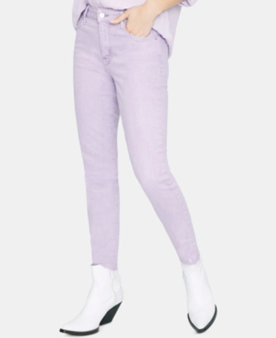 Shop Sanctuary Social Standard Ankle Skinny Jeans In Lilac