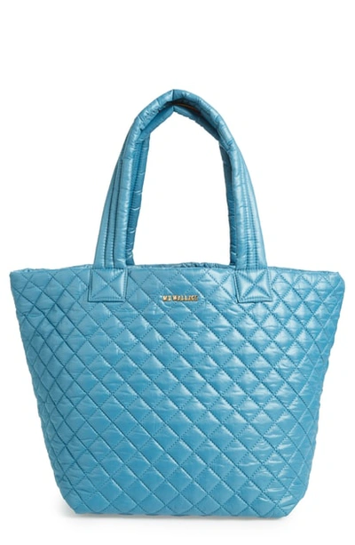 Shop Mz Wallace Medium Metro Tote In Jade Quilted
