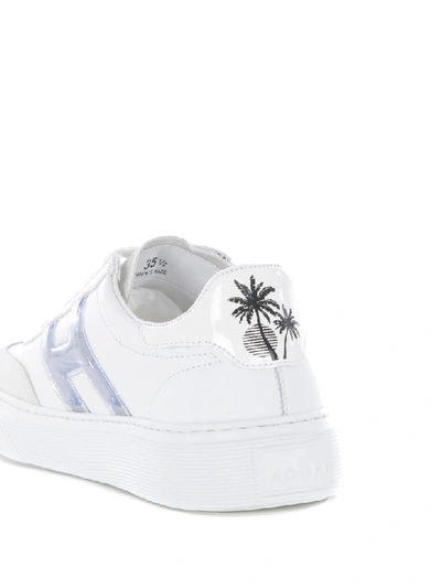 Shop Hogan Sneakers In Bianco/argento