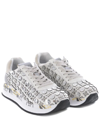 Shop Premiata Sneakers In Bianco