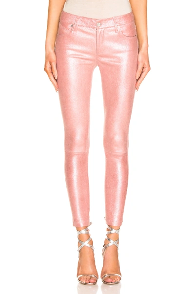 Rta Prince Leather Pant In Pink, Hot Pink Leather Pants