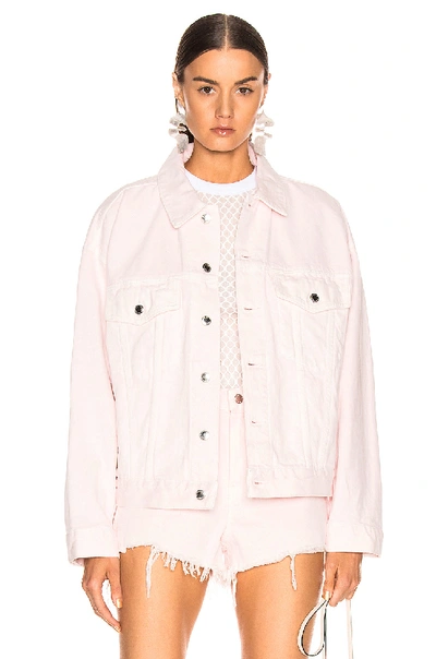 Shop Alexander Wang Game Jacket In Pink