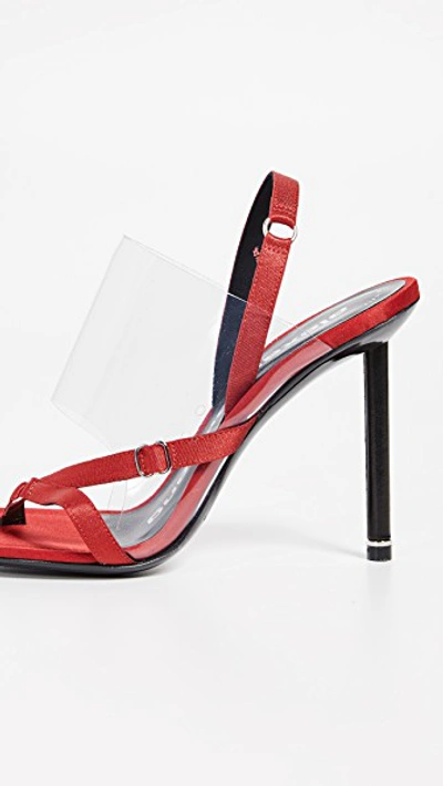 Shop Alexander Wang Kaia Sandals In Red
