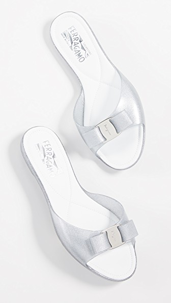 salvatore ferragamo women's cirella slide sandals