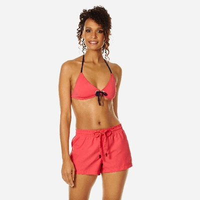 Shop Vilebrequin Women Ready To Wear - Women Swim Short Solid - Shorty - Fiona In Pink