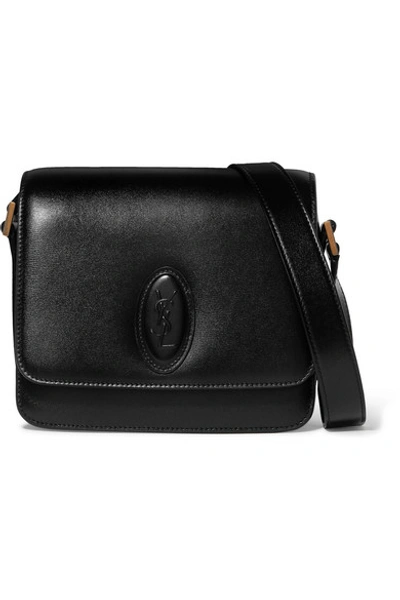 Shop Saint Laurent Le 61 Leather Shoulder Bag In Black