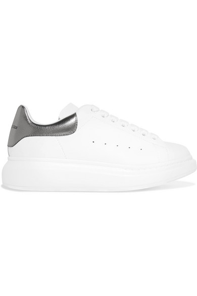 black and white alexander mcqueen sneakers