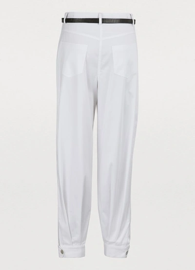 Shop Acheval Pampa Alboloeo Pants In White/black/red